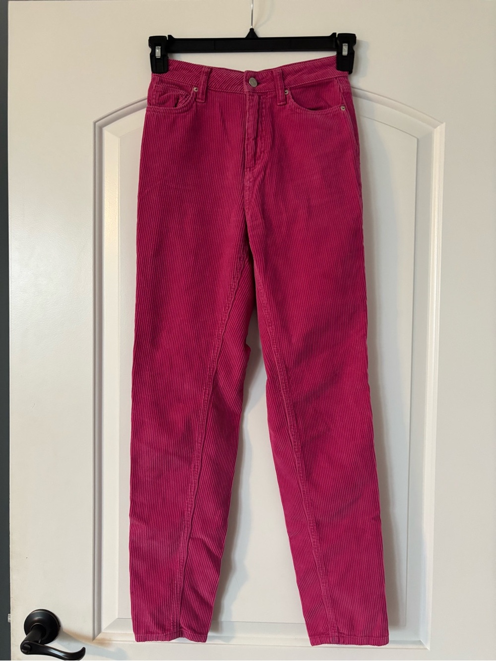 BDG Urban Outfitters Pink Corduroy Mom High-Rise Pants - Size 24